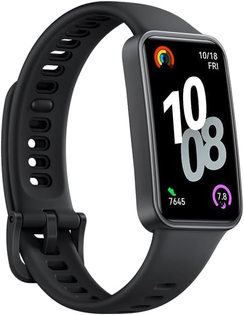 HUAWEI Band 10 Smartwatch up to 14 Days Battery Life, iOS & Android, Average Sleep HRV and Sleep Insights with an AI-powered Fitness Monitoring Tracker, Sleep Breathing Awareness, Fast Charging, Black