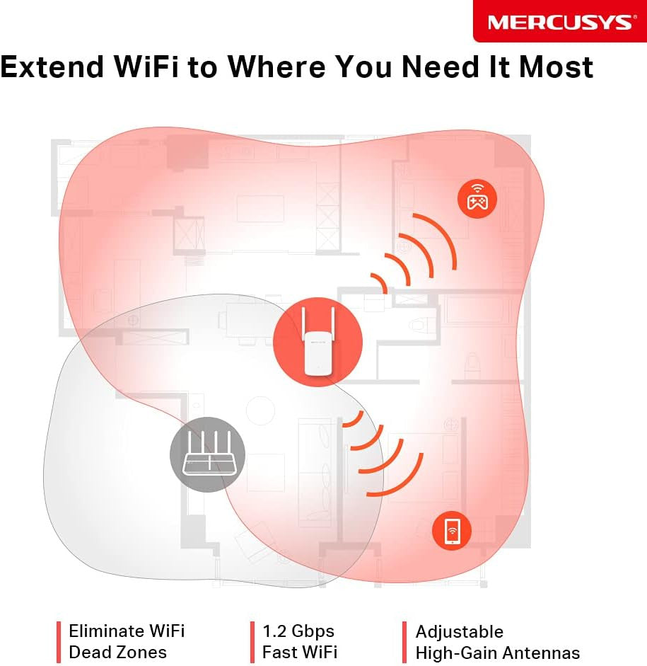 Mercusys ME30 - AC1200 Wi-Fi Range Extender