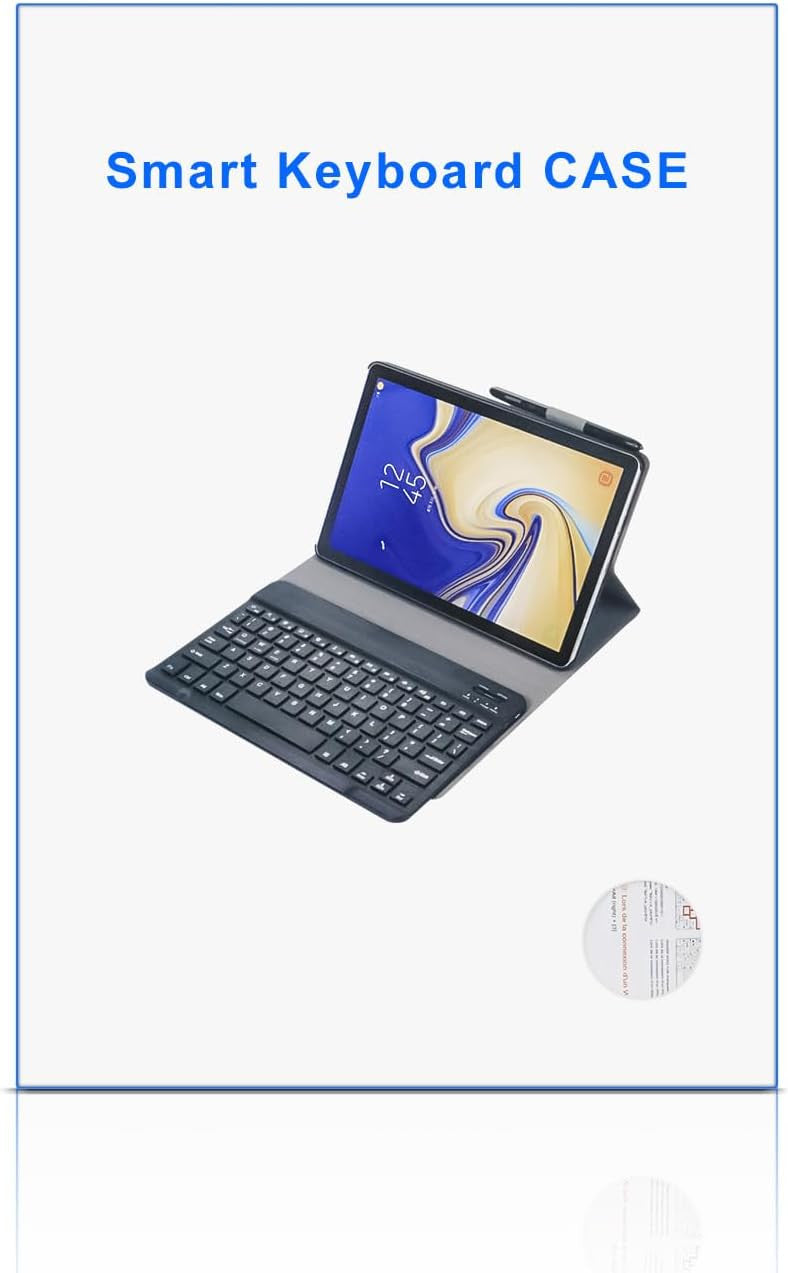 Case with Keyboard for Lenovo Tab M11 11 inch, UK layout Keyboard Case for Lenovo Tab M11, Detachable Bluetooth Keyboard and Pencil Holde for Lenovo M11 Tablet 11", Black
