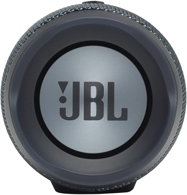 JBL Charge Essential Wireless Bluetooth Speaker - Portable Waterproof Speaker with Built-in Power Bank, USB Charging, Bluetooth Connect for Phone or Tablet up to 2 Devices, in Gun Metal Black