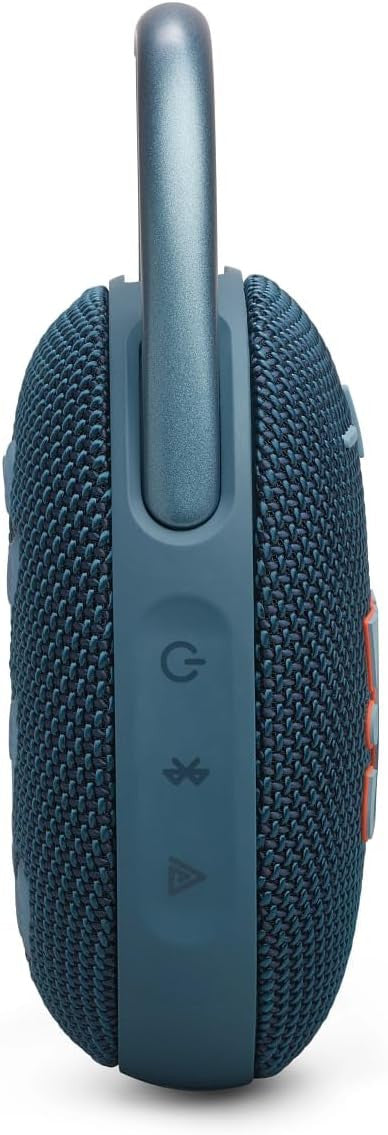 JBL Clip 5 Ultra-Portable Bluetooth Speaker with Integrated Carabiner, Big JBL Pro Sound, PlaytimeBoost, Waterproof Design and 12-Hour Playtime, Blue