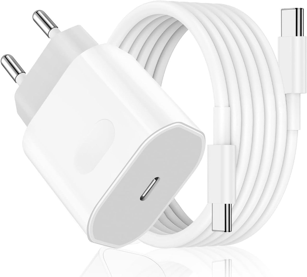 Charger for iPhone 17/17 Air/17 Pro/17 Pro Max, iPhone 16 15 Pro Max Plus, iPad 10/11 Generation, 27W USB C Charger Power Supply Quick Plug Socket with 2M Cable