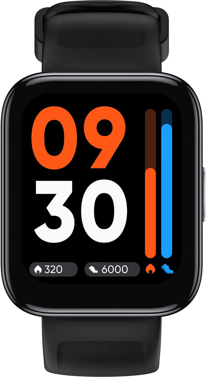 Realme Watch 3, Big dsplay of 1.8’’, 7 days battery, 110 sport modalities, Bluetooth Call without interruption, Black, One Size