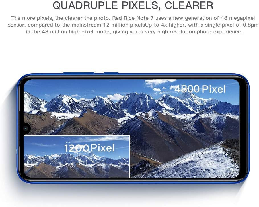 Xiaomi Redmi Note 7, 64GB/4GB RAM, 6.30'' FHD+, Snapdragon 660, Blue Neptune