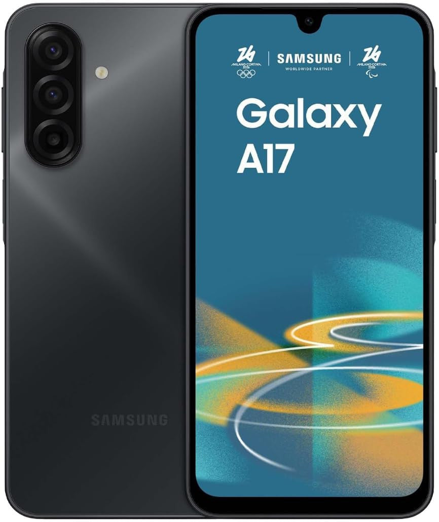 Samsung Galaxy A17 4G Smartphone, 6.7" Display, 4GB RAM, 128GB Storage, Dual SIM