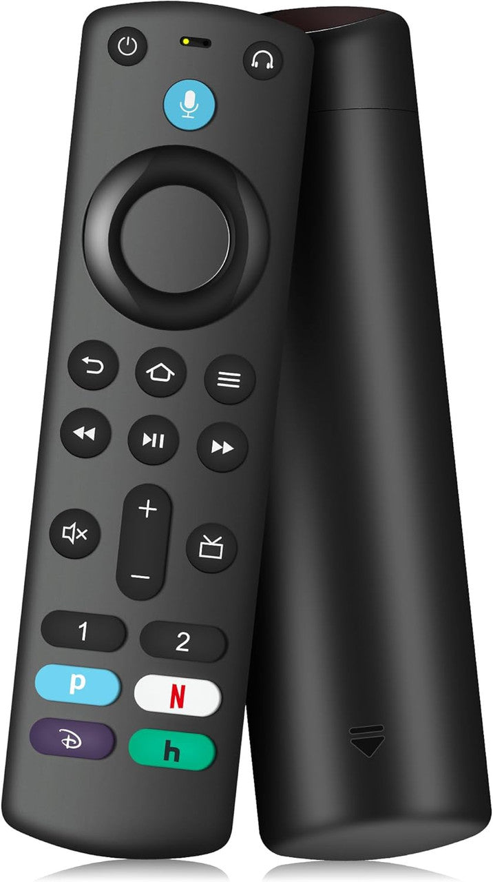 Replacement Voice Remote (3rd Gen Pro Plus) for Fire TV Stick, Cube, 4K, 4K Max, and Lite Smart TVs, Voice Remote Control for Insignia, Toshiba, and Pioneer Smart TVs