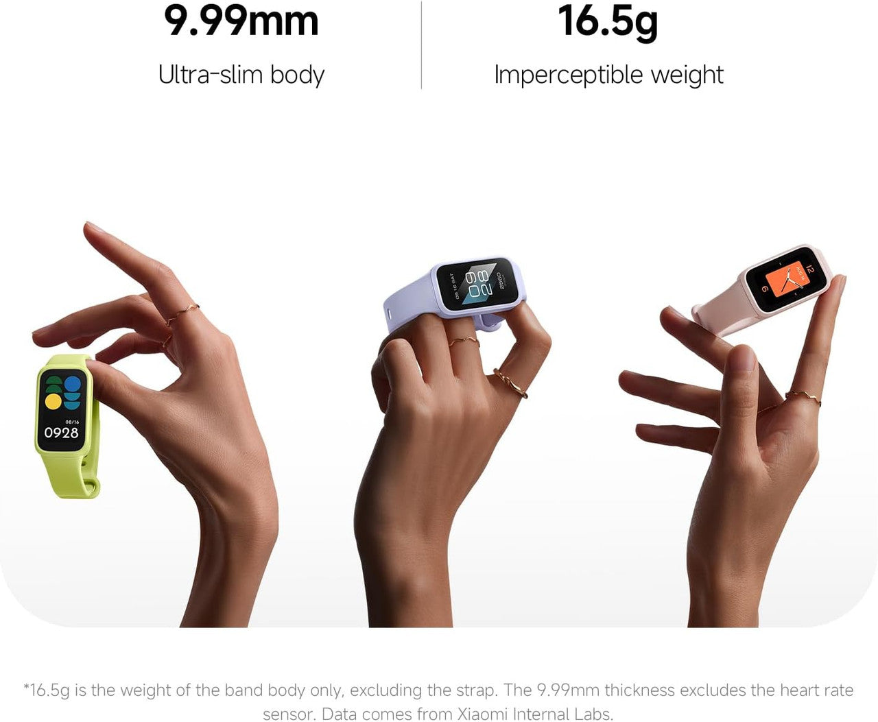 XIAOMI Smart Band 9 Active, Sports fitness tracker, 1.47'' TFT display, 60Hz high refresh rate, 18 Days Battery Life, sleep and health monitoring, 50 sports modes, 5ATM, iOS & Android, Black