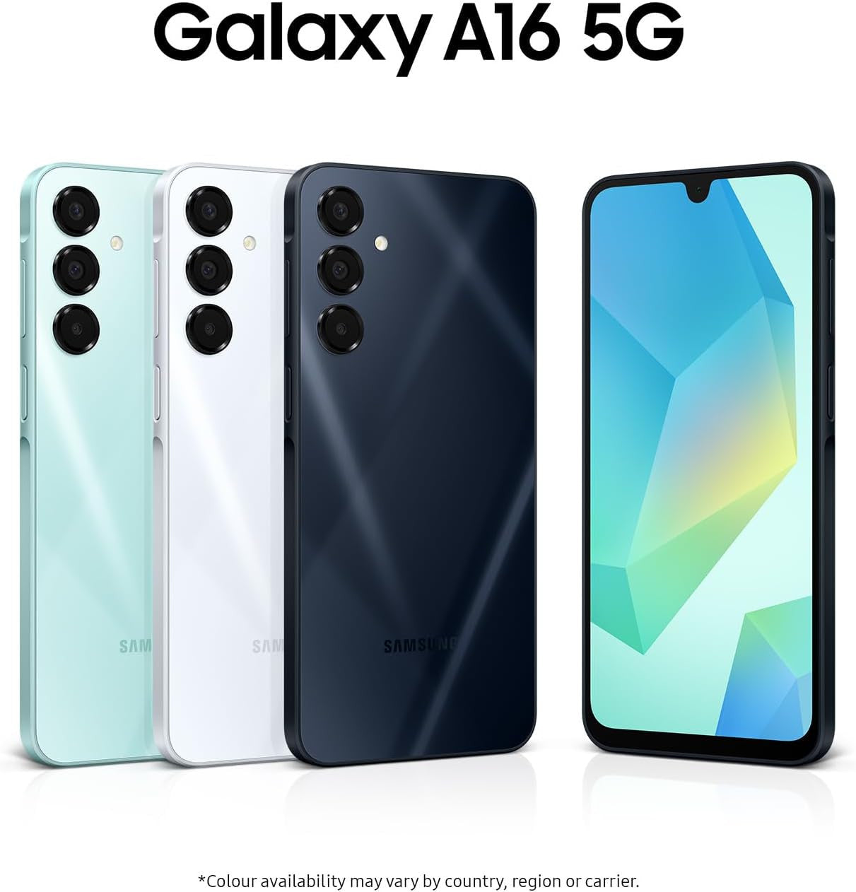 Samsung Galaxy A16, Android Smartphone, 50MP Main Camera, 6.7" display, 128GB, Blue Black, 3 Year Manufacturer Extended Warranty (UK Version)