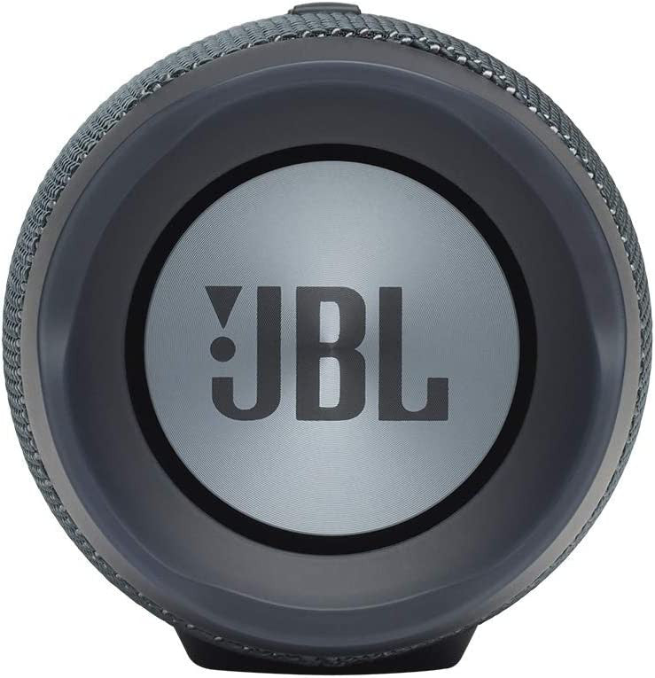 JBL Charge Essential Wireless Bluetooth Speaker - Portable Waterproof Speaker with Built-in Power Bank, USB Charging, Bluetooth Connect for Phone or Tablet up to 2 Devices, in Gun Metal Black