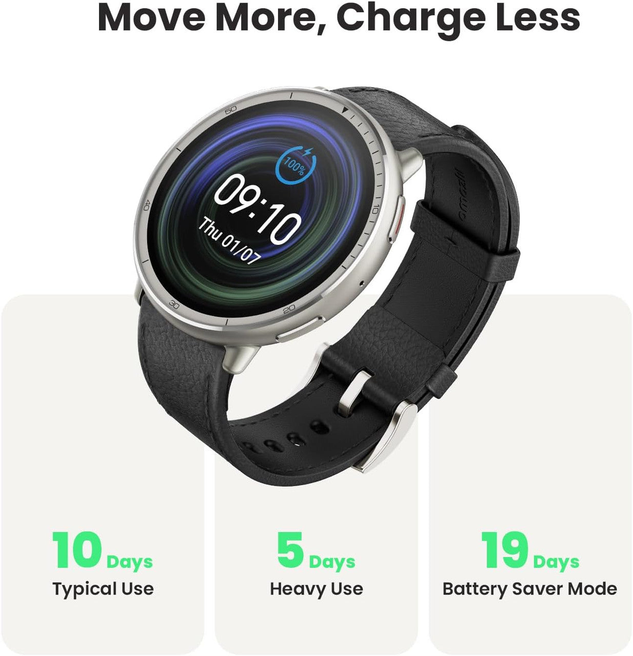Amazfit Active 2 Smart Watch for Men 44mm, NFC Payment, AI, GPS & Free Maps, 10 Day Battery, Fitness Tracker with 160+ Sports Modes, 5 ATM Water Resistant, Smartwatch for Android & iPhone