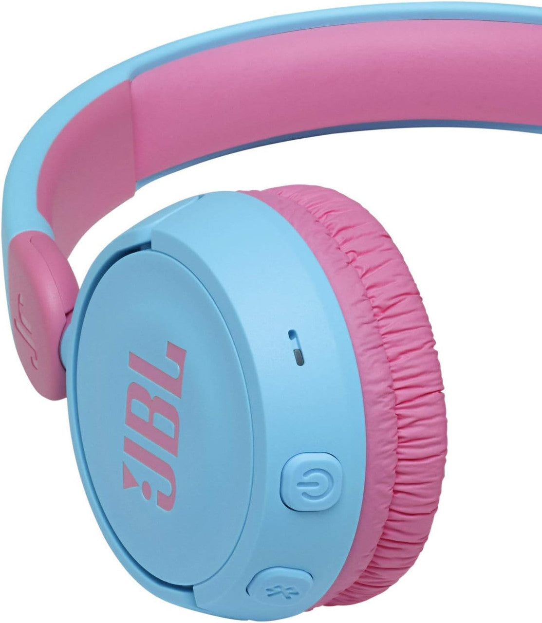 JBL Jr310BT Kids Wireless On-Ear Headphones - Bluetooth Headphones with Microphone, Safe Sound Under 85dB Volume, 30H Battery, Foldable, Comfort, Easy, Soft, Cool Colors (Blue)