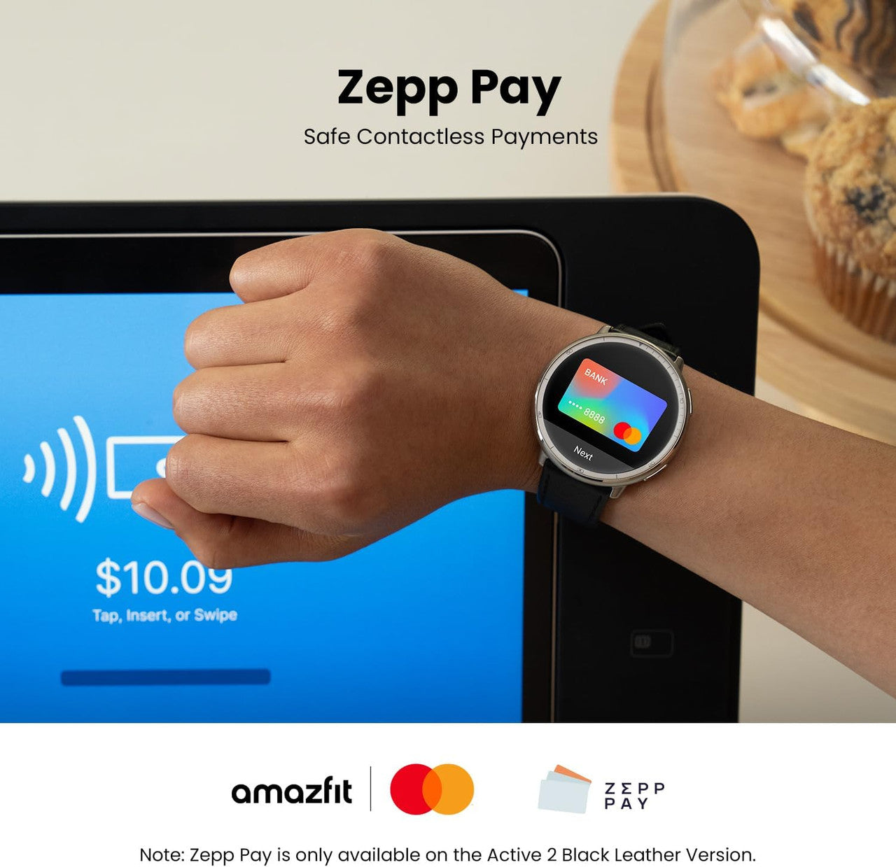 Amazfit Active 2 Smart Watch for Men 44mm, NFC Payment, AI, GPS & Free Maps, 10 Day Battery, Fitness Tracker with 160+ Sports Modes, 5 ATM Water Resistant, Smartwatch for Android & iPhone