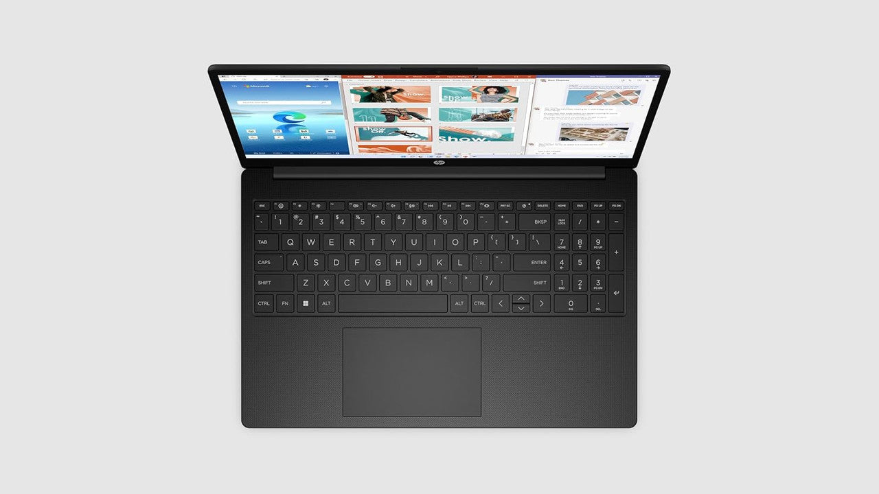HP 15.6" Laptop | AMD Ryzen 5 7520U Processor | 16 GB RAM | 512 GB SSD | AMD Radeon Graphics | FHD Display | Up to 11hrs 15 mins battery | Win 11 | Dual Speakers | Jet Black | 15-fc0042sa