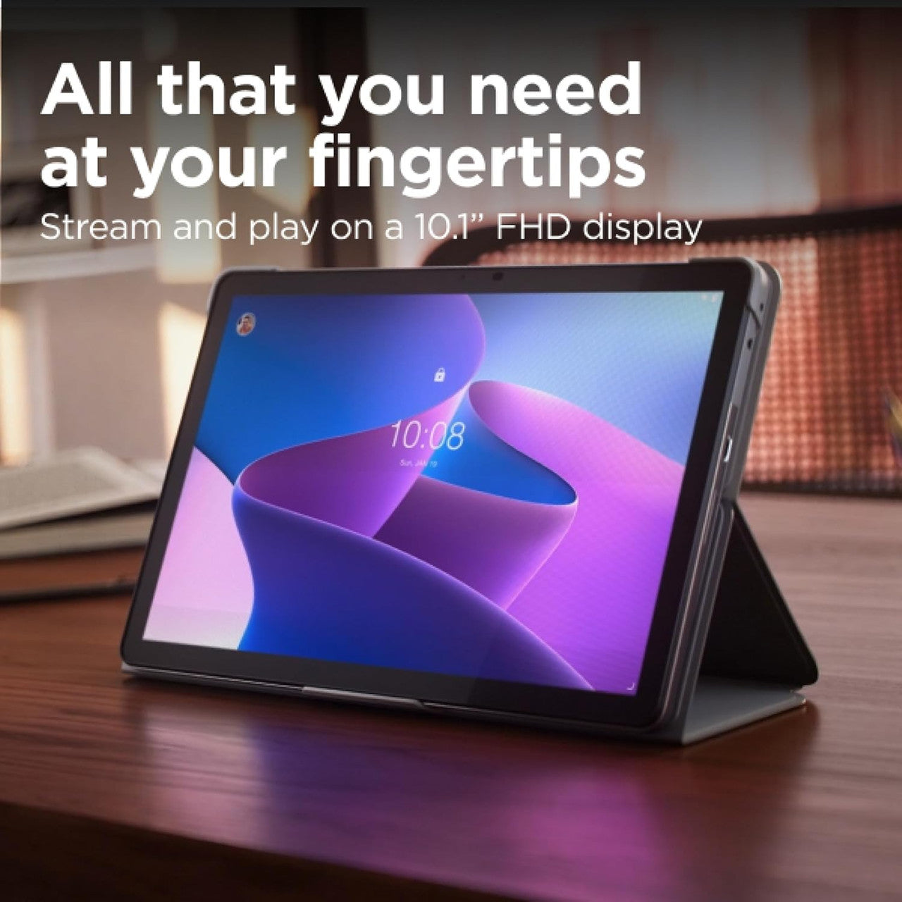 Lenovo Tab M10 (3rd Gen) Android Tablet | 10-inch Full HD 1200p Display | 64GB | Wi-Fi 5 | 4GB RAM | Storm Grey