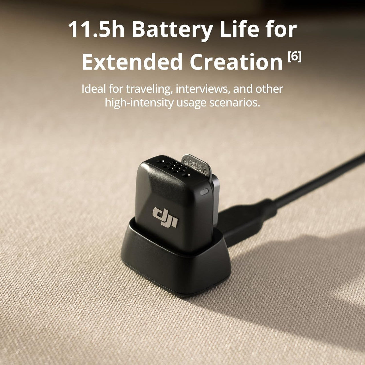 DJI Mic Mini (2 TX + 1 Mobile RX), Wireless Microphone for iPhone/Android, Plug and Play, Compact & Lightweight, Cross-Model Pairing, Premium Audio, Stable Transmission, Noise Cancelling