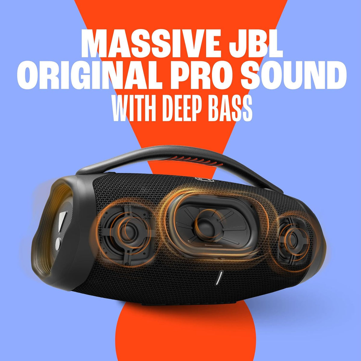 JBL Boombox 3 Portable WiFi Speaker, Black
