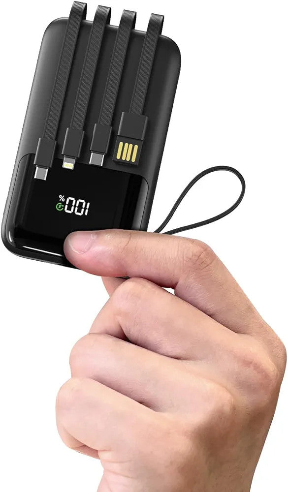 Power Bank, 22.5 W 15000 mAh Mini Power Bank, Fast Charging USB-C Portable Charger, PD 3.0 QC 3.0 External Mobile Phone Batteries, 6 Outputs & 3 Inputs, Compatible with iPhone, Tablet and More