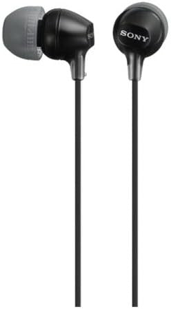 Sony MDR-EX15AP Earphones With Smartphone Mic And Control - Black
