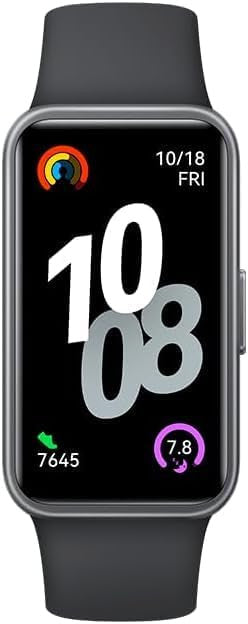 HUAWEI Band 10 Smartwatch up to 14 Days Battery Life, iOS & Android, Average Sleep HRV and Sleep Insights with an AI-powered Fitness Monitoring Tracker, Sleep Breathing Awareness, Fast Charging, Black