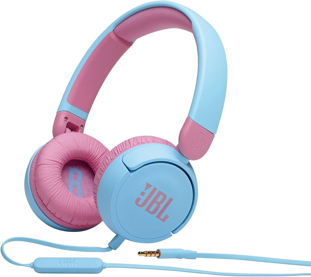 JBL JR 310 - Kids On-Ear Headphones (Red/Blue)