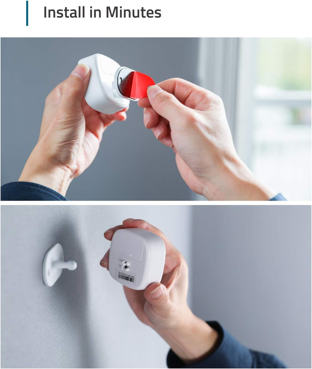 Motion Sensor, eufy Security Home Alarm System Motion Sensor, 100° Coverage, 30 ft Detection Range, 2-Year Battery Life, Adjustable Sensitivity (HomeBase Required), Optional 24/7 Protection Service