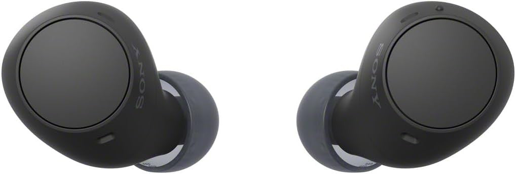 Sony WF-C510 Truly Wireless Earbuds – Small, Light, Bluetooth In Ear Headphones with Multipoint Connection, Ambient Sound, IPX4 Rating, Spotify Tap, Quick Charge, 22 HR Battery, iOS & Android - Black