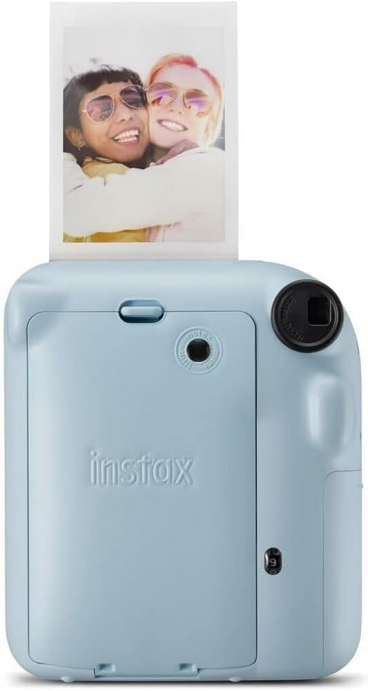 Fujifilm INSTAX Mini 12 Instant Camera, Compact Design with Automatic Exposure, Built-in Selfie Mirror & Close-up Mode, 2” x 3” Prints