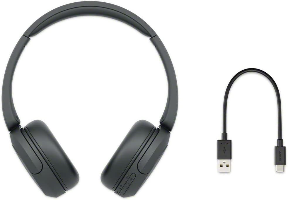 Sony WH-CH520 Wireless Headphones Bluetooth On-Ear Headset with Microphone