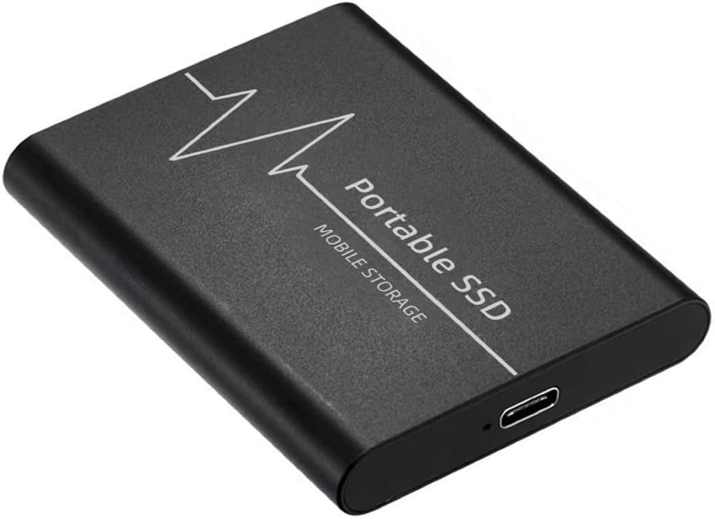 GFJTJAO External Hard Drive 2T - 2.5 Inch Ultrathin Portable USB Storage for Desktop, Laptop, MacBook, Chromebook Wii u, TV