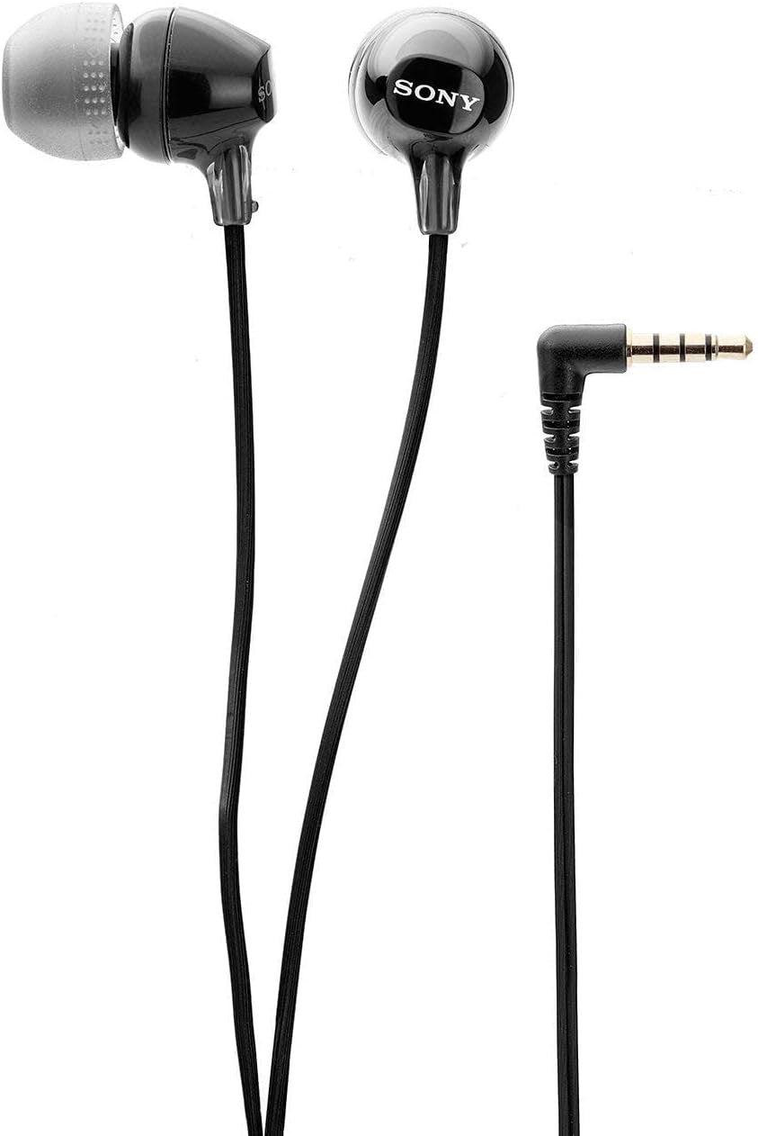 Sony MDR-EX15AP Earphones With Smartphone Mic And Control - Black