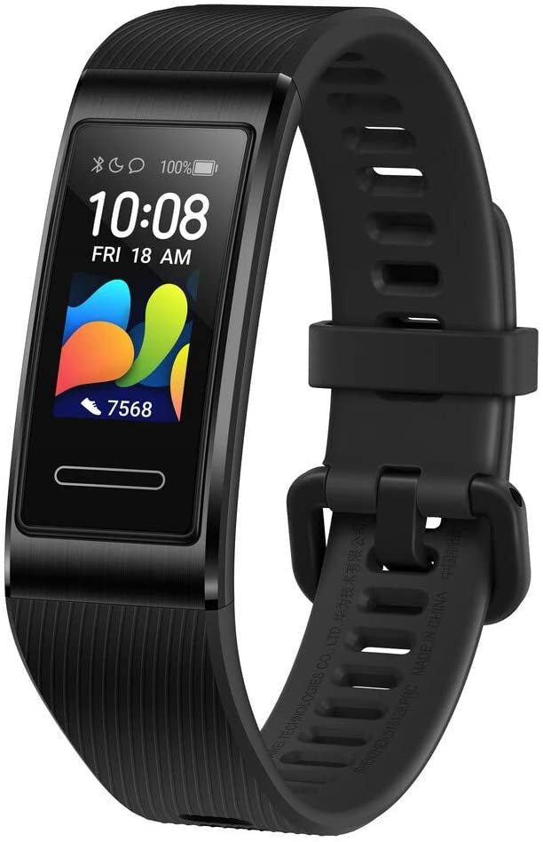 HUAWEI Band 4 Pro Smart Band Fitness Tracker with 0.95 Inch AMOLED Touchscreen, 24/7 Heart Rate Monitor, Indoor Outdoor Pro Tracking, Sleep Monitor, Built-in GPS, 5ATM Waterproof, Cinnabar Red