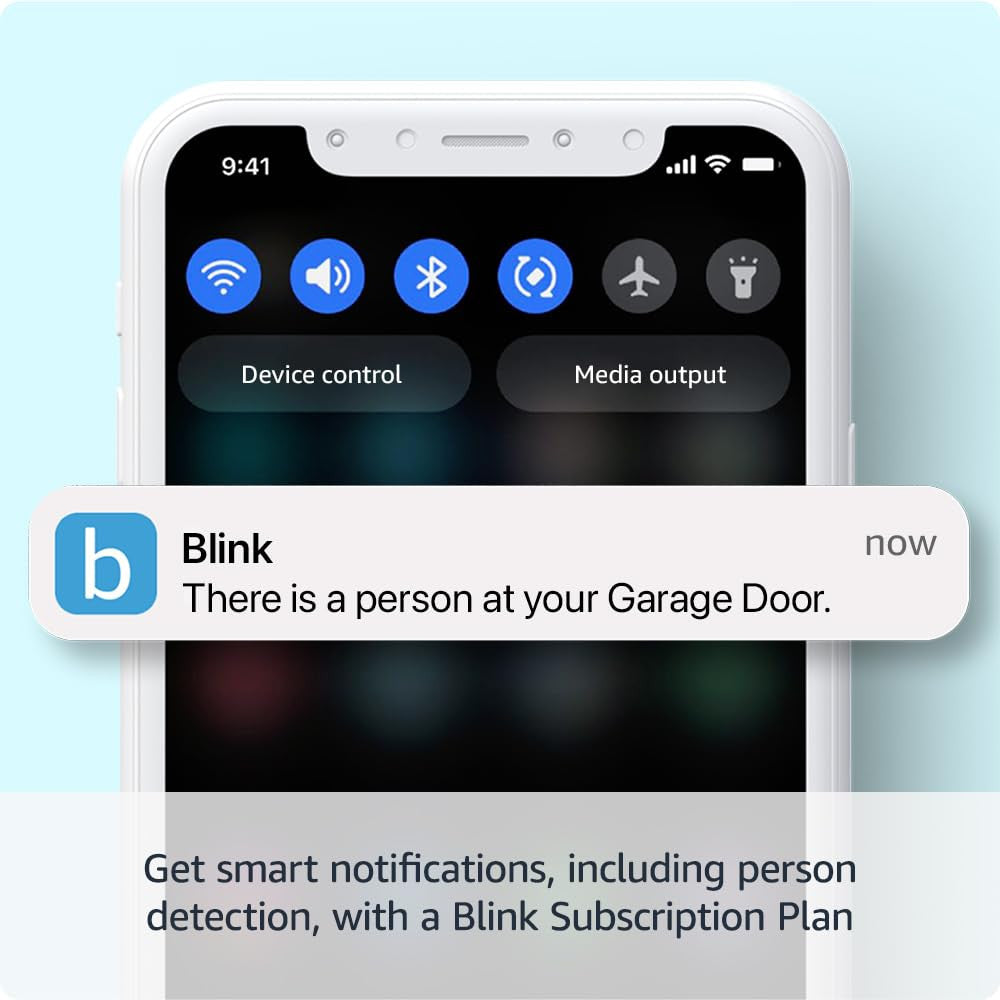 Blink Mini 2 – Plug-in smart security camera, HD night view in colour, built-in spotlight, two-way audio, motion detection, works with Alexa (White)