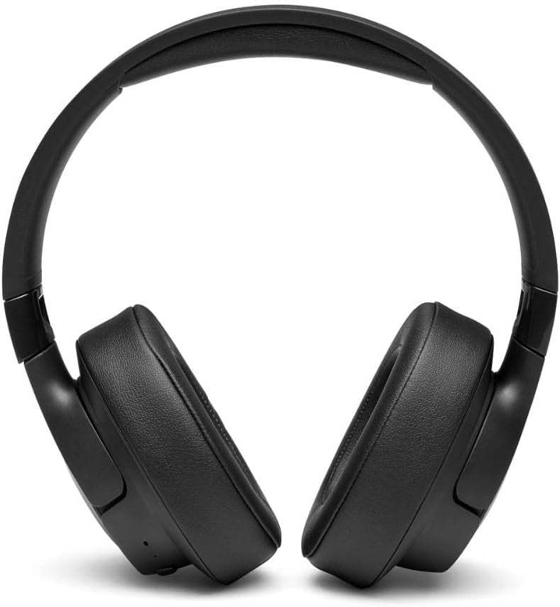 JBL Tune 710 BT Wired and Wireless Over-Ear Headphones with Built-In Microphone, Multi-Point Connection and Hands-Free Controls, Black