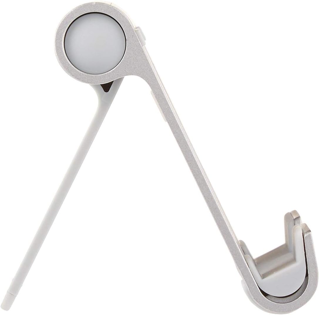 Amazon Basics Multi-Angle Portable Stand for Tablets, E-readers and Phones - Silver