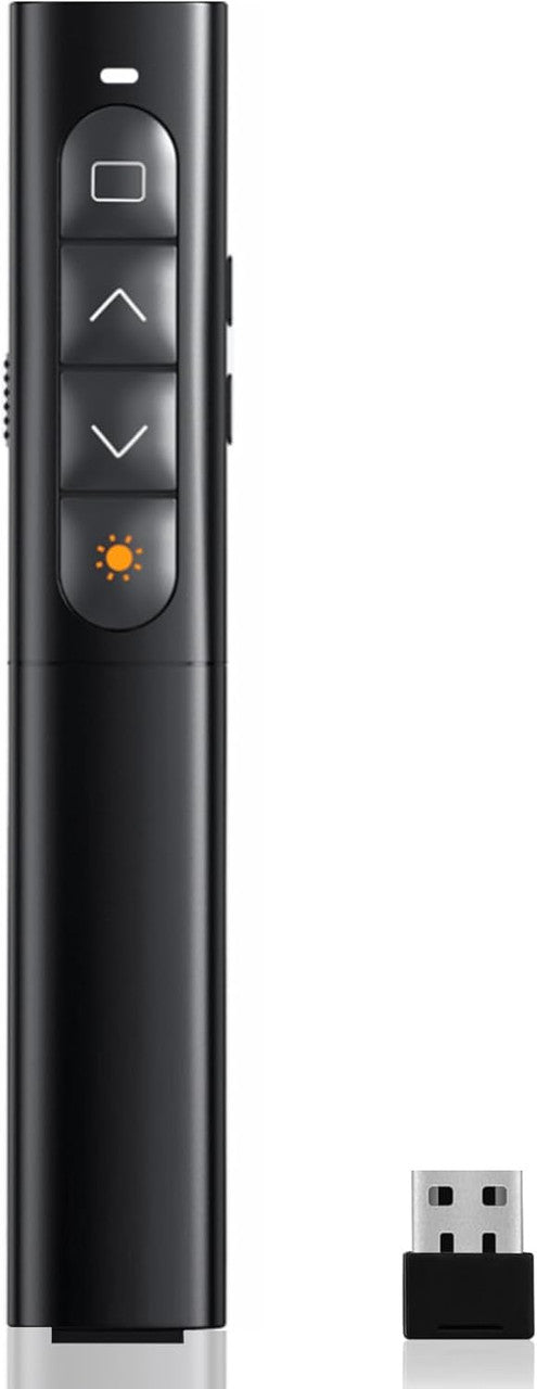 Presentation Clicker, PowerPoint Remote Control, Wireless 2.4 GHz Powerpoint Remote Control, Wireless Presenter Suitable for Teachers, Offices, Meetings, Reports