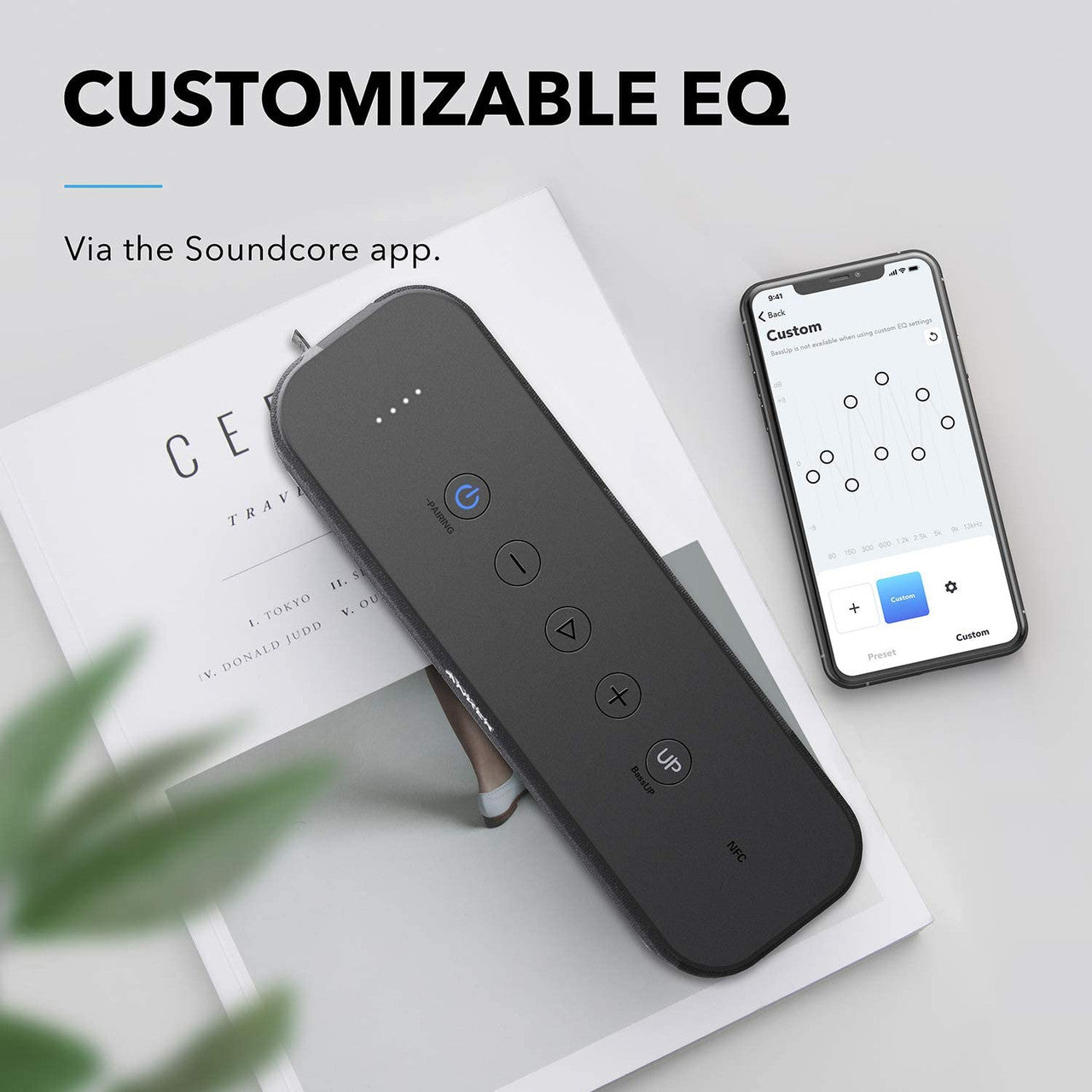 Anker Sound Core Boost 20 W BLUETOOTH SPEAKER WITH Bassup Technology, IPX5 Waterproof, Can be Used As Extra Battery, 20 m Range