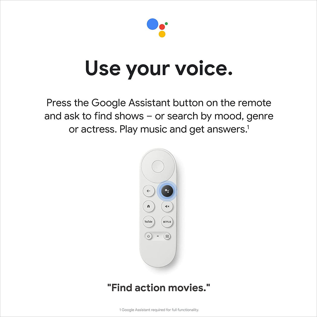 Chromecast with Google TV (HD) Snow – Streaming entertainment on your TV with voice search remote – Watch movies, shows and Netflix
