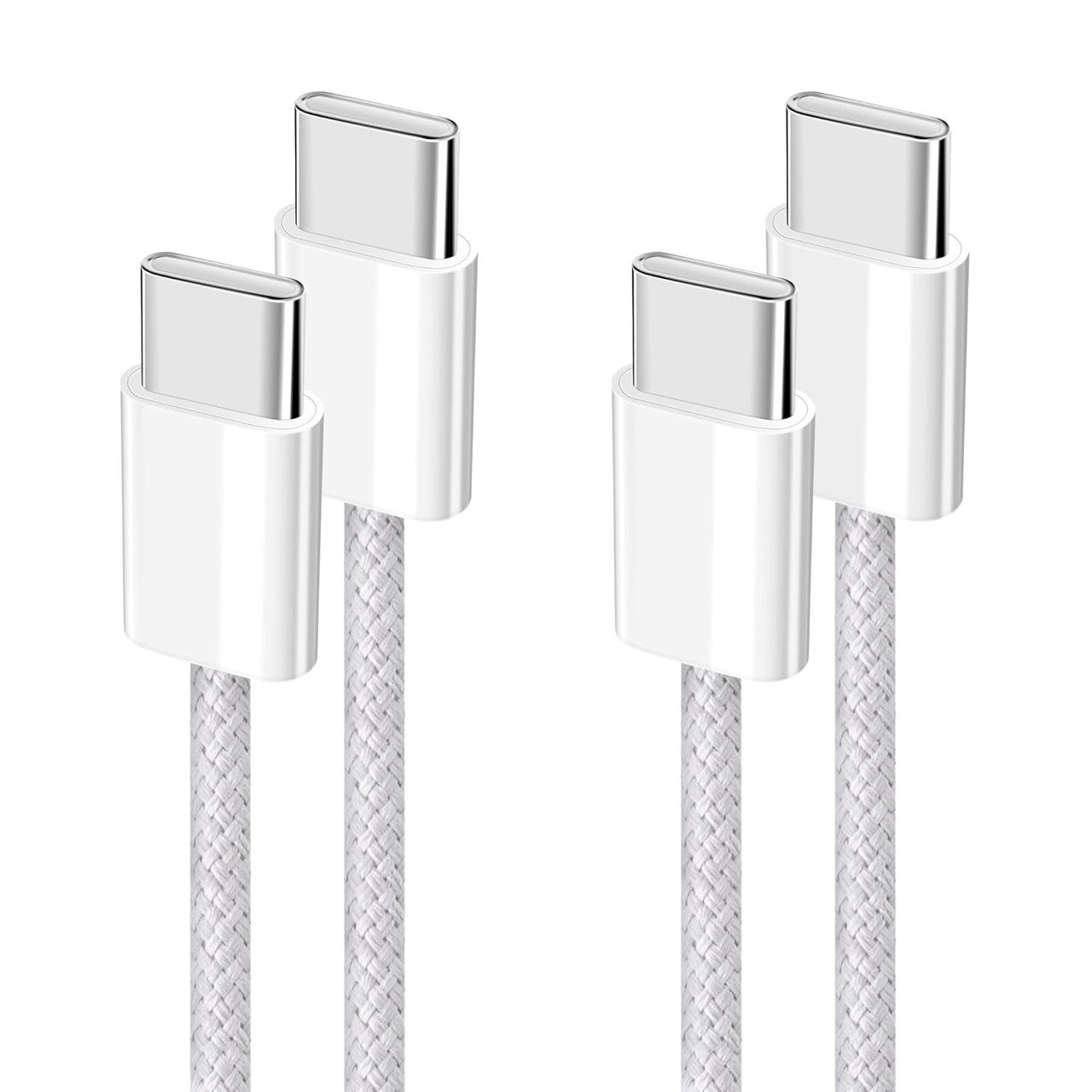 YISH USB C to USB C Cable:60W USB Type C Cable PD 3A Fast Charging Nylon Braided Cable Type C to Type C Charger for iPhone 16 15 Samsung Galaxy S25 S24 Pixel Sony iPad MacBook