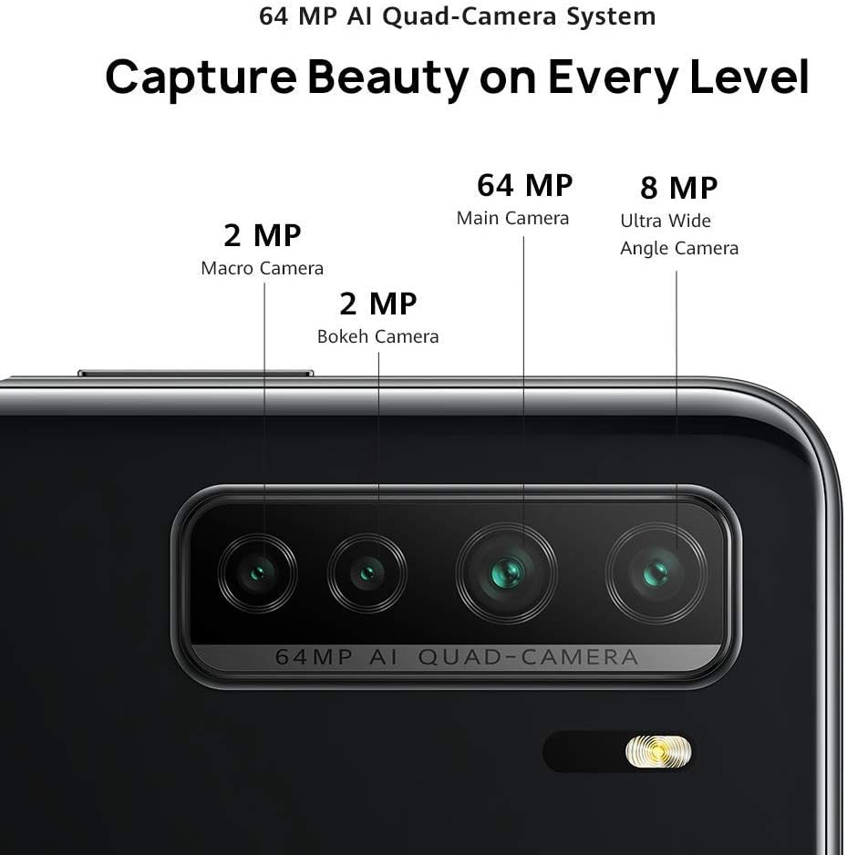 HUAWEI P40 Lite 5G - 128 GB 6.5" Smartphone with Punch FullView Display, 64 MP AI Quad Camera, 4000 mAh Large Battery, 40W SuperCharge, 6 GB RAM, SIM-Free Android Mobile Phone, Dual SIM, Green