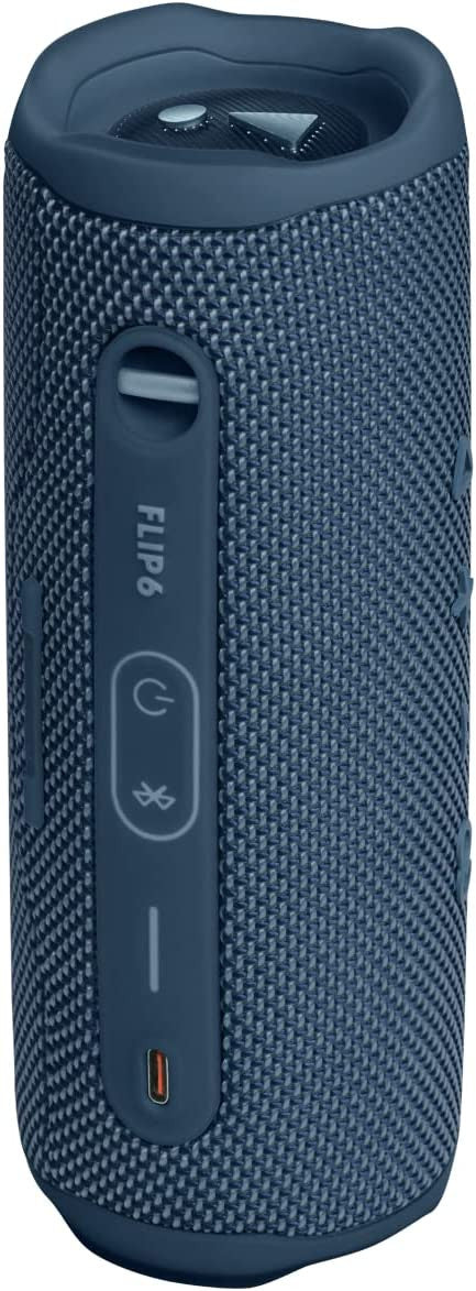 JBL Flip 6 Portable IP67 Waterproof Speaker with Bold JBL Original Pro Sound, 2-Way Speaker, Powerful Sound and Deep Bass, 12 Hours Battery, Safe USB-C Charging Protection - Blue