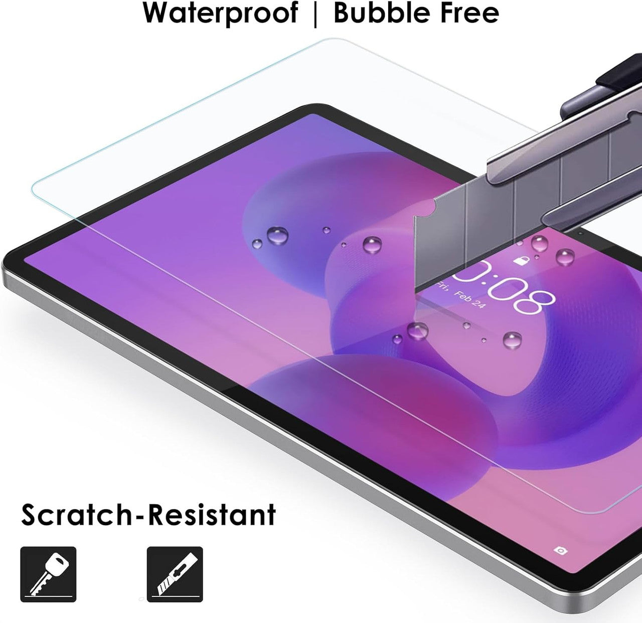 Simpeak 2 Pack Screen Protector Compatible with Lenovo Tab M11 2024 11"/ Lenovo Idea Tab 2025 11", Tempered Glass Compatible with Lenovo Idea Tab 11"/ Lenovo Tab M11 11", [9H Hardness]