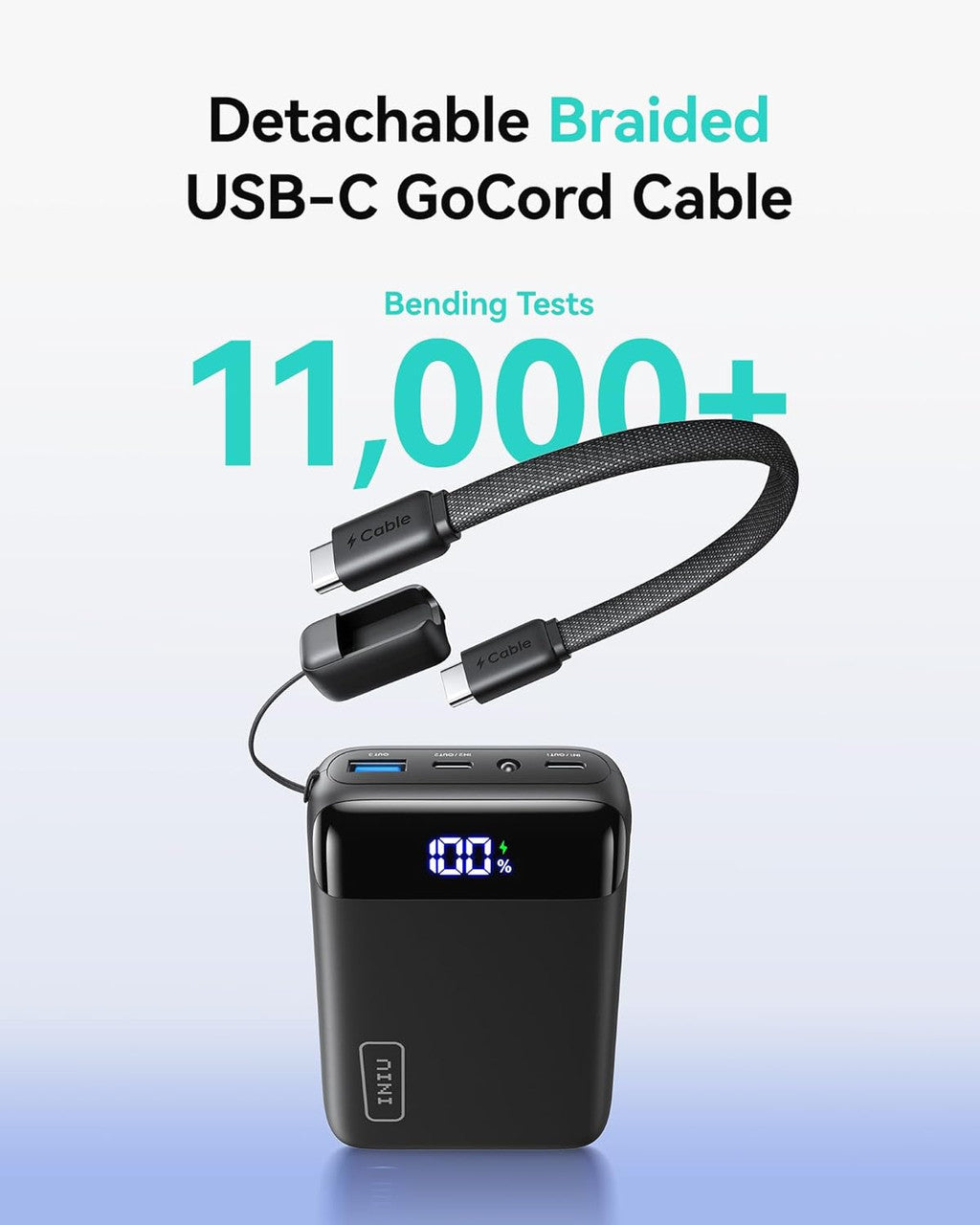 INIU 20000mAh P51 Power Bank, Smallest Fast Charging 22.5W Portable Charger, USB C In&Out Mini Powerbank, Phone Battery Pack for iPhone 17 16 15 Pro Samsung S25 S24 Airpods iPad etc Travel & Camping - P51