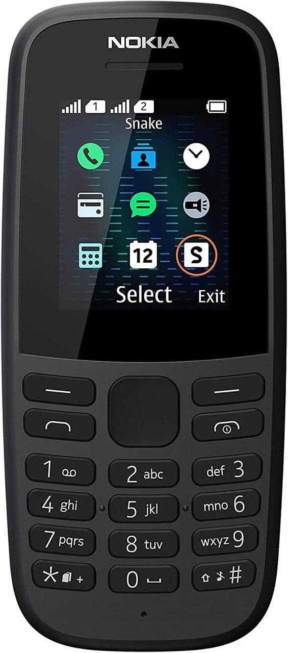 Nokia 105 Dual SIM (2019) Black Unlocked