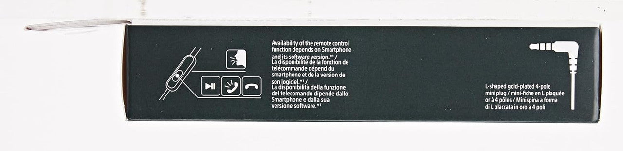 Sony MDR-EX15AP Earphones With Smartphone Mic And Control - Black