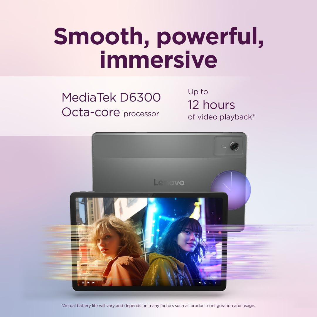 Lenovo Idea Tab - Display 11" 2.5K (2560x1600) 90Hz, Processor Mediatek Dimenity 6300, RAM 8GB, Memory 128GB, WiFi 5, Tablet Android 15, Tab Pen included
