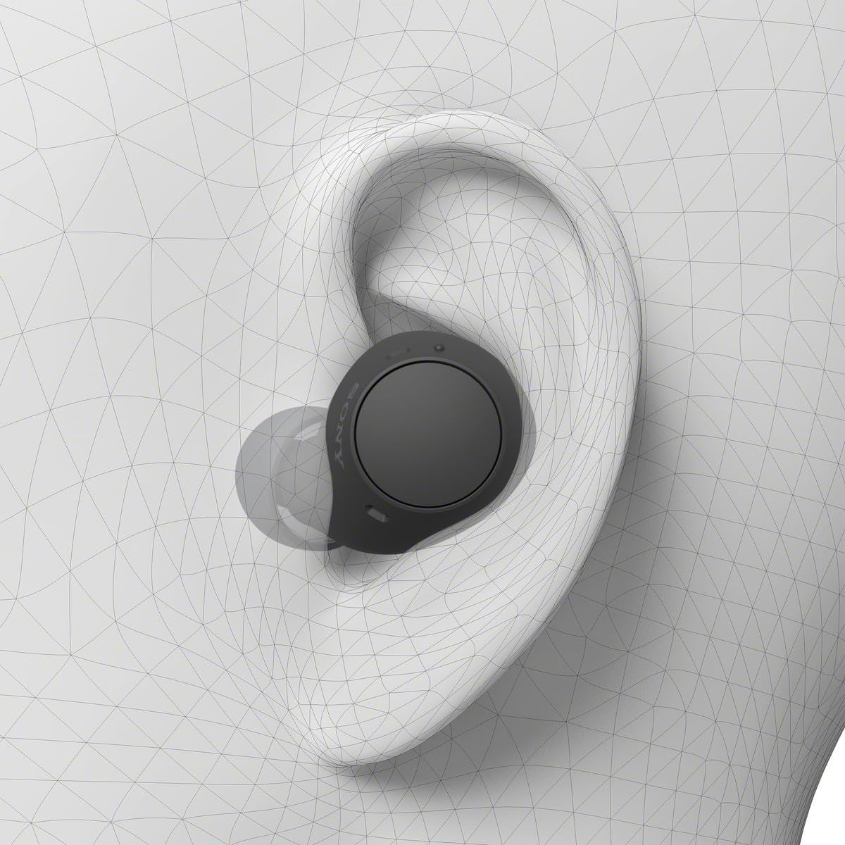 Sony WF-C510 Truly Wireless Earbuds – Small, Light, Bluetooth In Ear Headphones with Multipoint Connection, Ambient Sound, IPX4 Rating, Spotify Tap, Quick Charge, 22 HR Battery, iOS & Android - Black