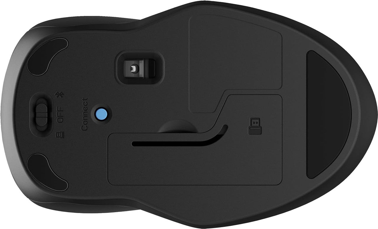 HP 250 Dual Mouse, For Computer or Laptop, Multi-OS & Device Compatibility, Dual-Mode 2.4 GHZ or Bluetooth Connectivity, Multi-Surface Technology, 1 Year Battery Life, Ambidextrous, Black