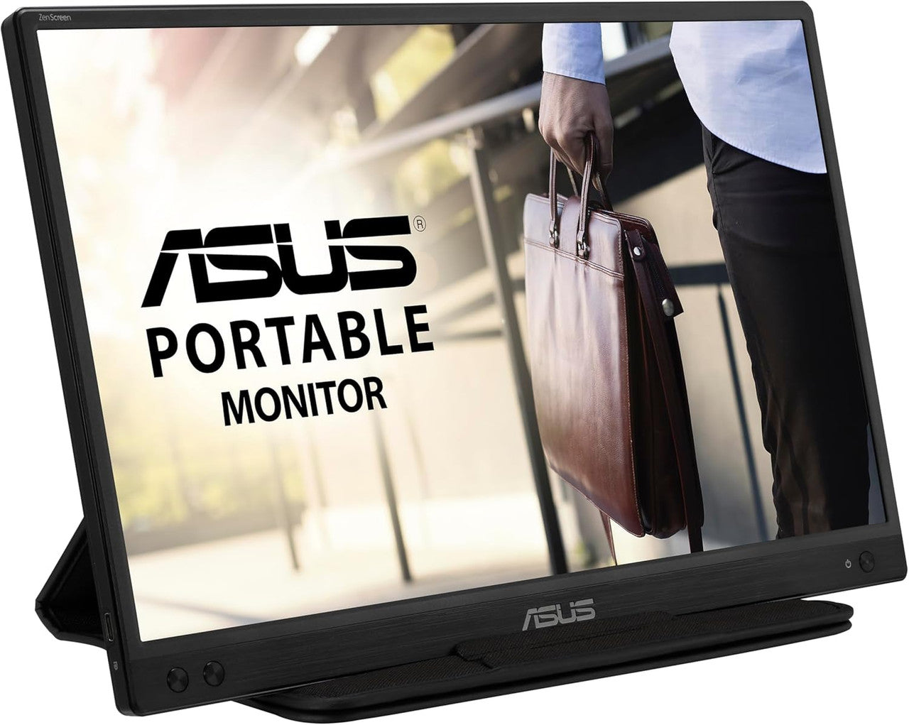ASUS ZenScreen MB166C Portable USB Monitor- 15.6 inch, Full HD, IPS, USB Type-C, Flicker Free, Blue Light Filter, Anti-glare surface