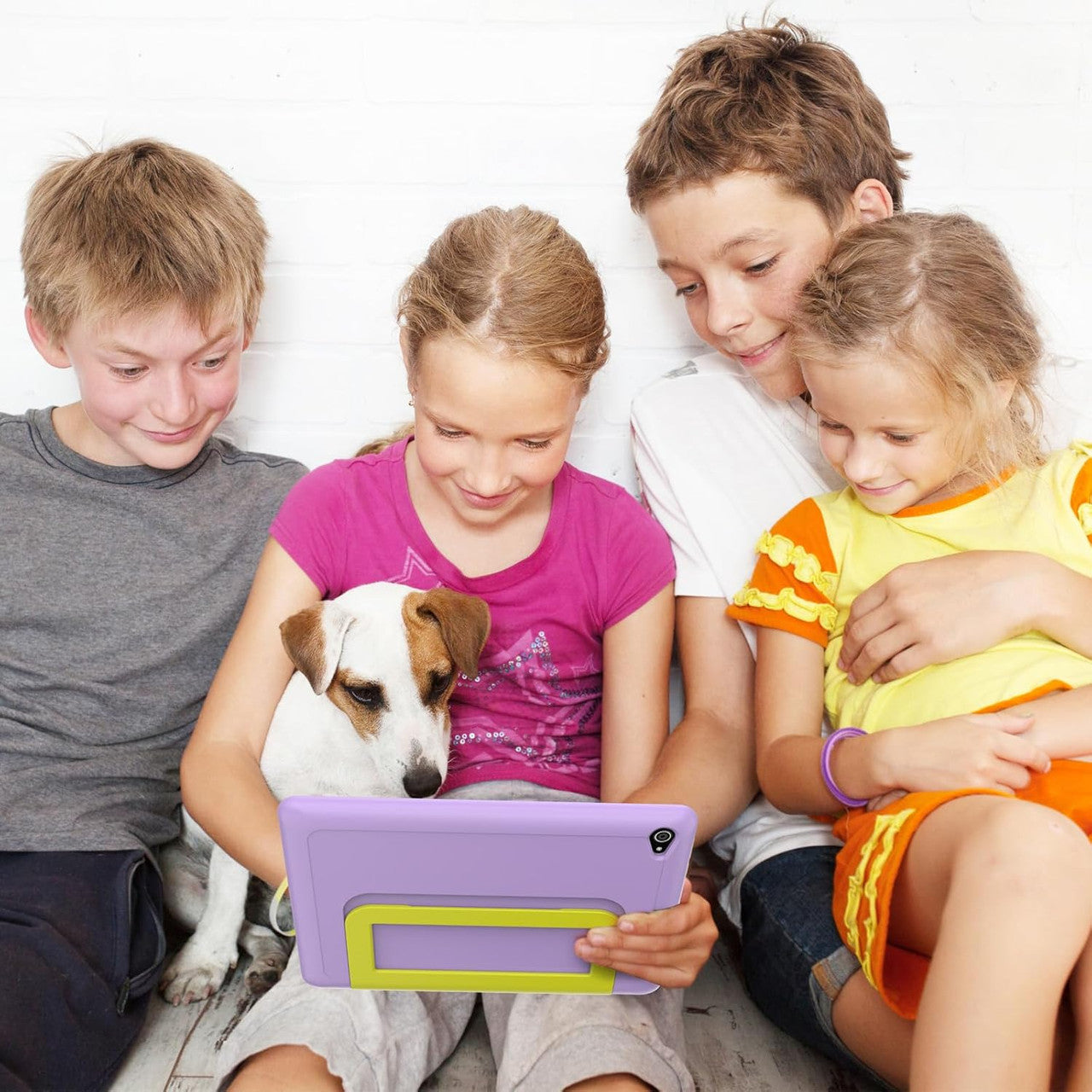 Yicty Children's Tablet, Upgraded Android 14 Tablet, 10 Inch for Children with Protective Case, Octa-Core, 8 + 64 GB 1TF Card Expandable, Dual Camera, Child Lock, Pre-installed KIDOZ, Perfect for kids