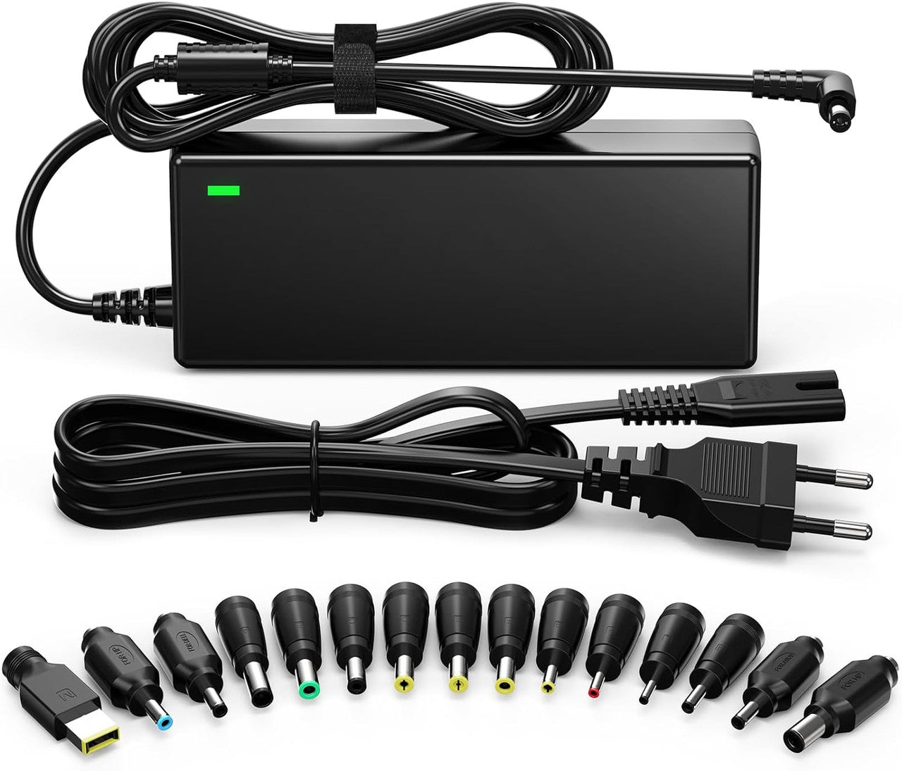 SUNYDEAL 90W Universal Power Supply Laptop Charging Cable Charger for HP Lenovo ASUS Acer Dell Samsung Medion Toshiba Sony Fujitsu MSI PC Charger 18.5V 19.5V 20V 4.74A Max AC Adapter with 15 Plugs